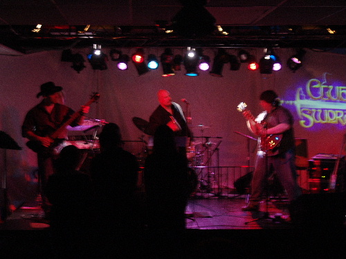 The band at Club Swords