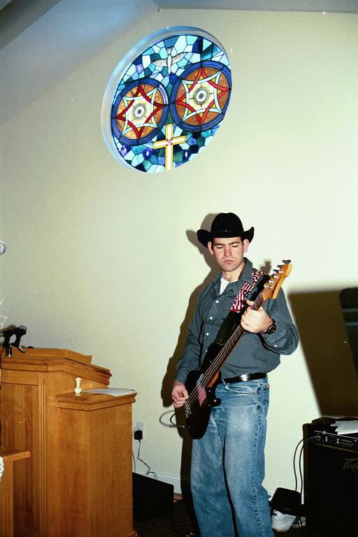 Mike with guitar